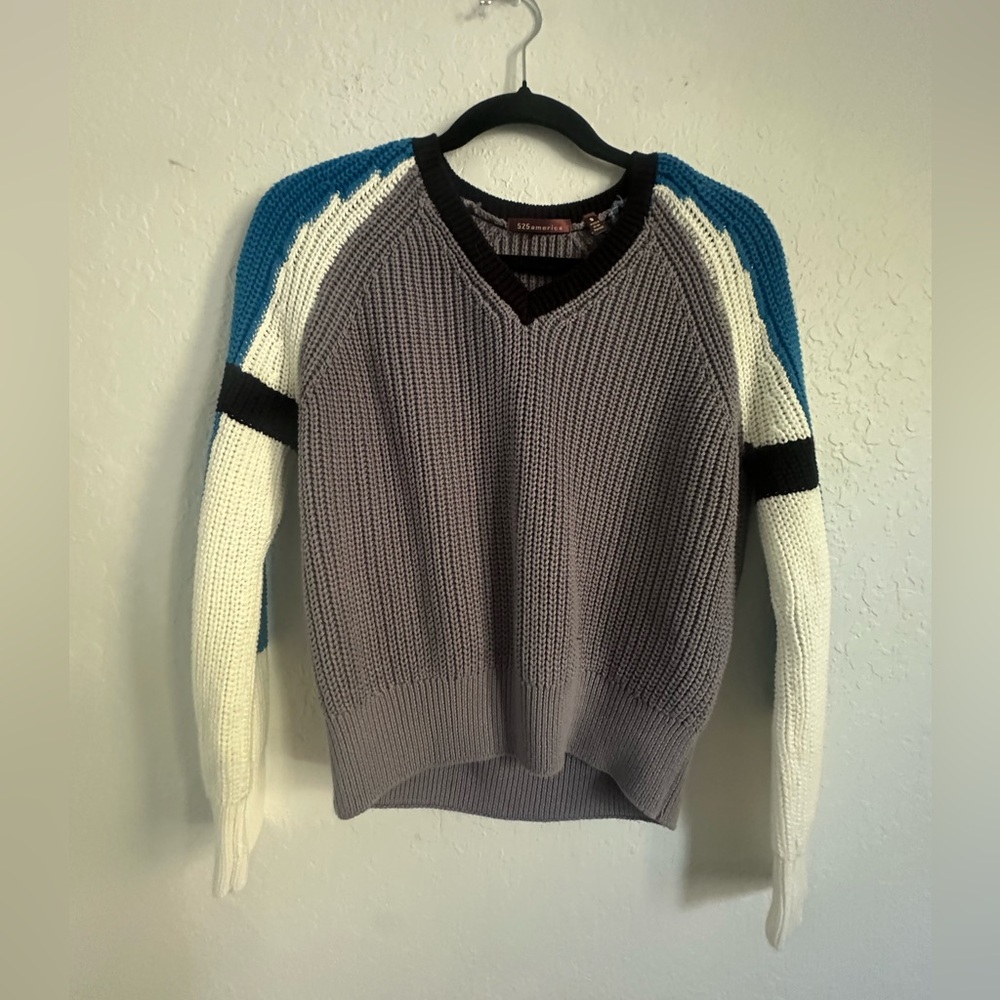 525 America 525 Color block Sweater Size Small